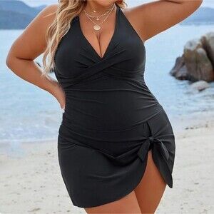 Blooming Jelly Swim Dress Size XXL Black New With Tag